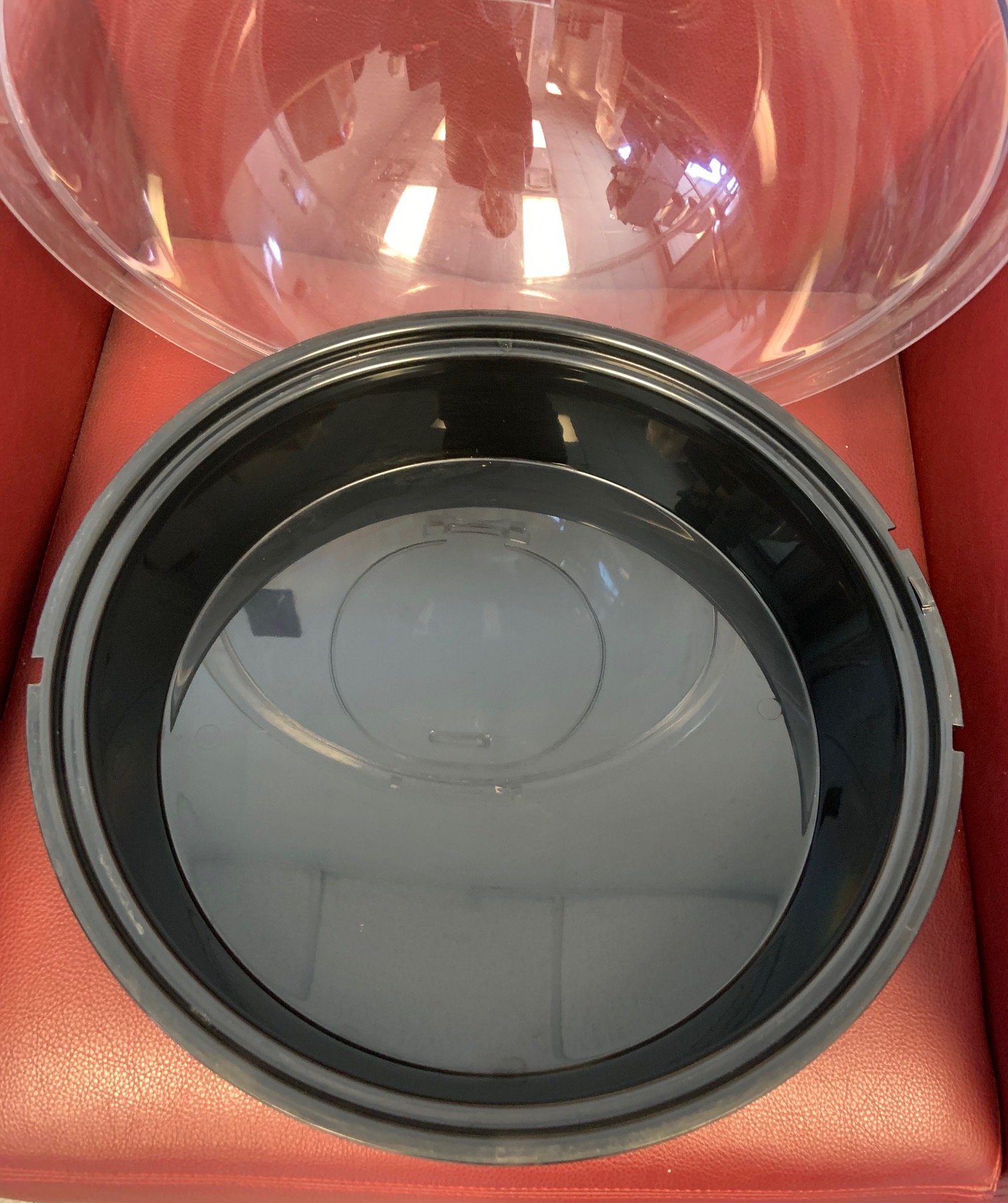 15" UNBREAKABLE POLYCABONATE PLACTIC 3 PIECE FOOD SAMPLE UNIT DISPLAY ...