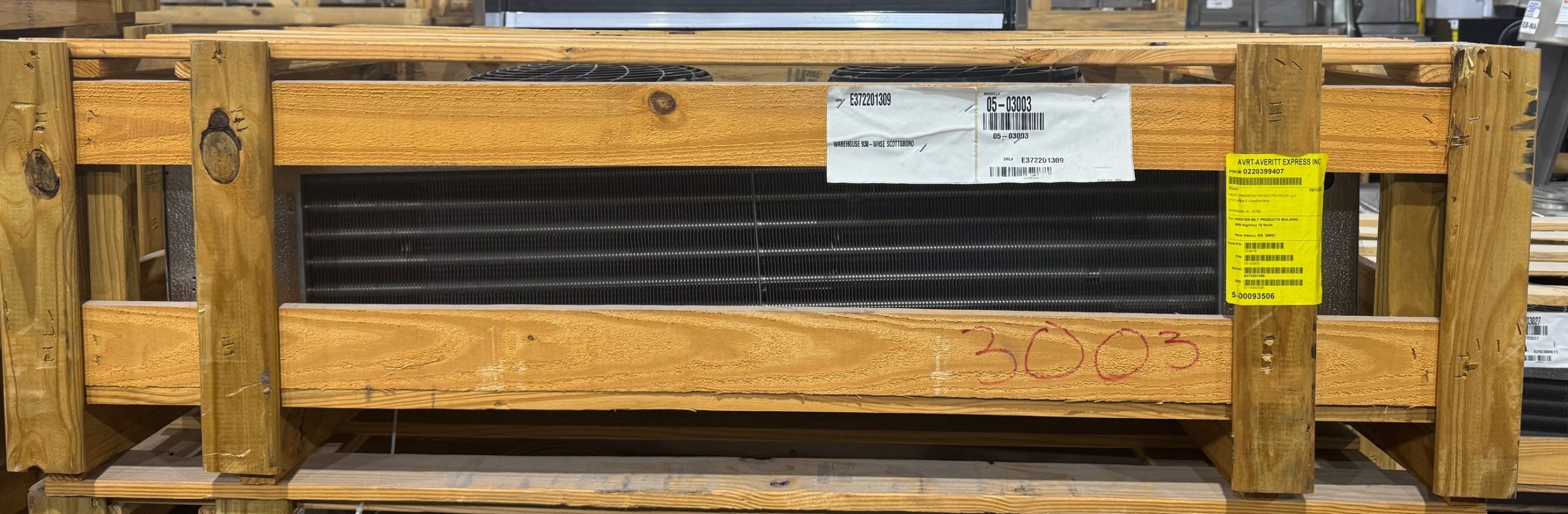 STANDEX MASTER-BILT 05-03003 2 FAN EVAPORATOR COIL