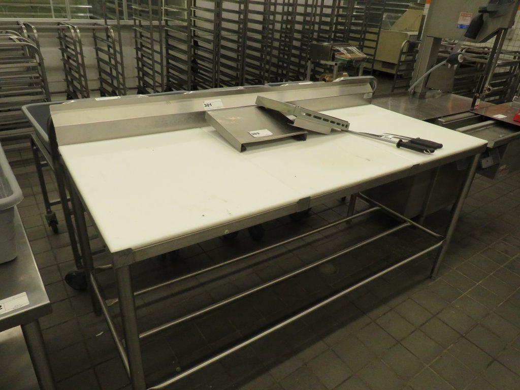 Lot 301 - 6FT POLYTOP TABLE - 30IN DEEP