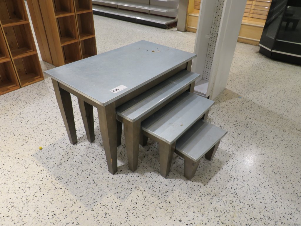 Lot 456 - NESTING DISPLAY TABLES