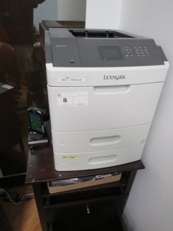 Lot 8 - LEXMARK MS810DN PRINTER