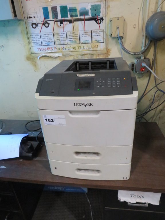 Lot 182 - LEXMARK MS810DN PRINTER